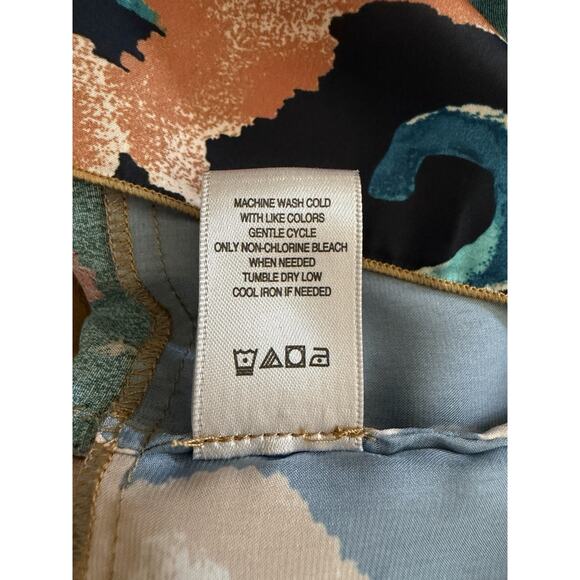 John Mark Mixed Media Floral Peasant Blouse XL Patchwork Boho Tunic NWT Eclectic - Picture 14 of 16